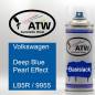 Preview: Volkswagen, Deep Blue Pearl Effect, LB5R / 9955: 400ml Sprühdose, von ATW Autoteile West.